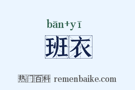 班衣是什么意思的图片
